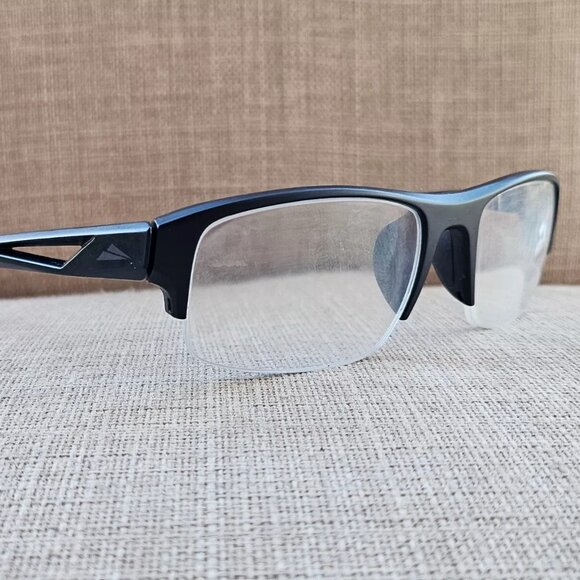 Denali Men Eyeglasses Frame Half Rim NOBO MATT BLACK 55[]19 145 Glasses